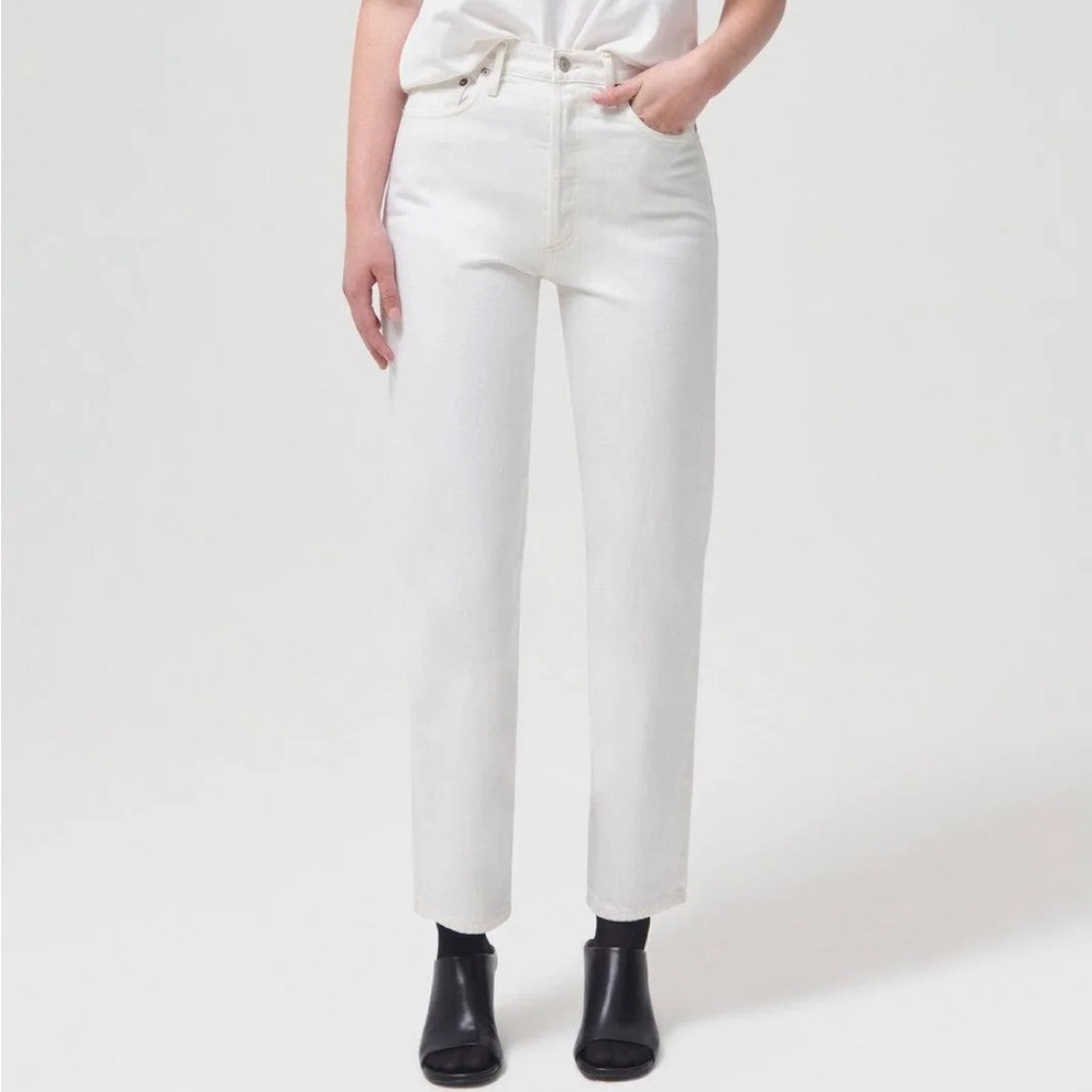 NWOT AGOLDE 90’s pinch waist jeans size 30 in drum